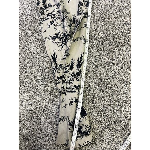 Country Wear Toile Pants 3X Linen Rayon Pull-On Cottagecore Coastal Grandma - Picture 6 of 8